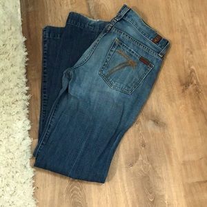7 for all man kind flare jeans